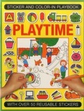 Cover: Sticker and Color-in Playbook: Playtime - Armadillo Books