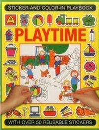 Enlarge image Cover: Sticker and Color-in Playbook: Playtime - Armadillo Books
