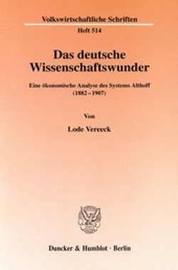 Abbildung von: Das deutsche Wissenschaftswunder - Duncker & Humblot