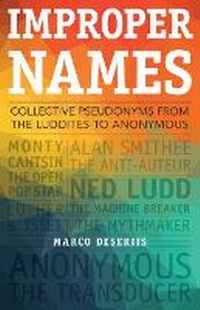 Enlarge image Cover: Improper Names - University of Minnesota Press
