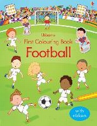 Enlarge image Cover: First Colouring Book Football - Usborne Publishing Ltd