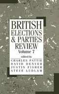 Cover: British Elections and Parties Review - Routledge