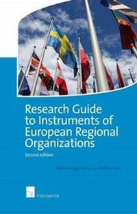 Abbildung von: Research Guide to Instruments of European Regional Organizations - Intersentia Ltd