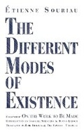 Cover: The Different Modes of Existence - Univocal Publishing LLC