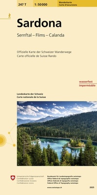 Abbildung von: 247T Sardona Wanderkarte - swisstopo