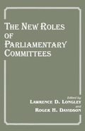 Cover: The New Roles of Parliamentary Committees - Routledge