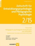 Cover: P&auml;dagogisch-psychologische Kompetenzen von Lehrkr&auml;ften - Hogrefe