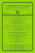 Cover: CUADERNOS DE PSICOANALISIS, enero-junio de 2014, VOLUMEN XLVII, numeros 1 y 2 - Architecthum Plus, S.C.