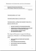 Cover: The Building Act 1984 - TSO