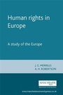 Cover: Human Rights in Europe - Manchester University Press