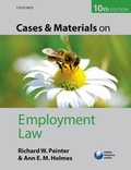 Cover: Cases and Materials on Employment Law - Oxford University Press