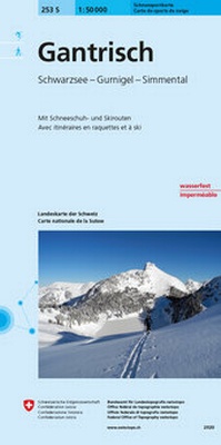 Abbildung von: 253S Gantrisch Schneesportkarte - swisstopo