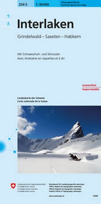 Abbildung von: 254S Interlaken Schneesportkarte - swisstopo