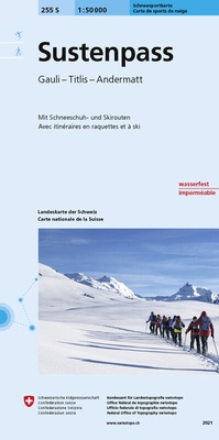 Abbildung von: 255S Sustenpass Schneesportkarte - swisstopo