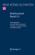 Cover: Briefwechsel - Springer VS