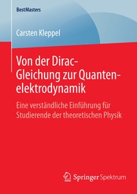 Abbildung von: Von der Dirac-Gleichung zur Quantenelektrodynamik - Springer Spektrum