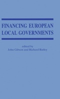 Cover: Financing European Local Government - Routledge