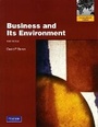 Cover: Business and Its Environment - Pearson