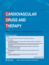 Abbildung von: Cardiovascular Drugs and Therapy - Springer