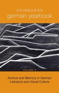 Cover: Edinburgh German Yearbook 9 - Camden House Inc