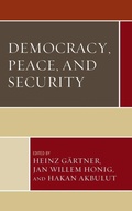 Cover: Democracy, Peace, and Security - Lexington Books