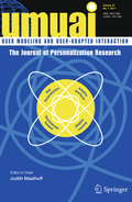 Cover: User Modeling and User-Adapted Interaction - Springer