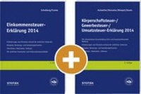 Abbildung von: Einkommensteuer-Erklärung 2014 + Körperschaftsteuer-/Gewerbesteuer-/Umsatzsteuer-Erklärung 2014 (Kombiprodukt) - Stollfuß