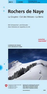 Abbildung von: 262S Rochers de Naye Schneesportkarte - swisstopo
