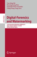 Cover: Digital-Forensics and Watermarking - Springer