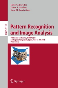 Enlarge image Cover: Pattern Recognition and Image Analysis - Springer