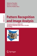 Cover: Pattern Recognition and Image Analysis - Springer