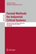 Cover: Formal Methods for Industrial Critical Systems - Springer