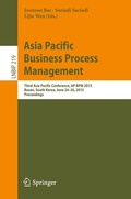 Cover: Asia Pacific Business Process Management - Springer