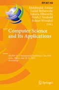 Cover: Computer Science and Its Applications - Springer