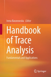 Enlarge image Cover: Handbook of Trace Analysis - Springer