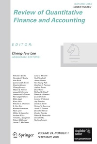 Abbildung von: Review of Quantitative Finance and Accounting - Springer