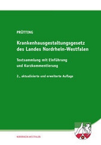 Abbildung von: Krankenhausgestaltungsgesetz des Landes Nordrhein-Westfalen - SV SAXONIA
