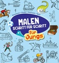 Cover: Malen Schritt-f&uuml;r-Schritt: Jungen - Ullmann Medien