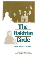 Cover: The Bakhtin Circle - Manchester University Press