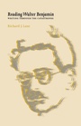 Cover: Reading Walter Benjamin - Manchester University Press