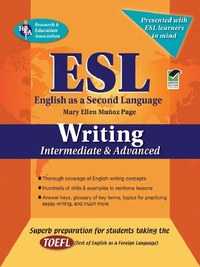 Enlarge image Cover: ESL Intermediate/Advanced Writing - Research & Education Association
