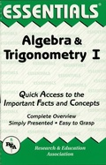 Cover: Algebra & Trigonometry I Essentials - Research & Education Association