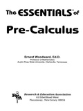 Cover: Pre-Calculus Essentials - Research & Education Association