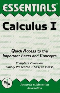 Enlarge image Cover: Calculus I Essentials - Research & Education Association