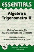 Cover: Algebra & Trigonometry II Essentials - Research & Education Association