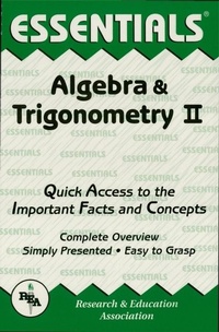 Enlarge image Cover: Algebra & Trigonometry II Essentials - Research & Education Association