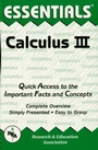 Cover: Calculus III Essentials - Research & Education Association
