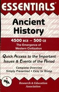 Cover: Ancient History: 4500 BCE to 500 CE Essentials - Research & Education Association