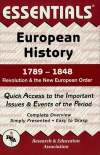 Bild vergrößern Bild: European History: 1789 to 1848 Essentials - Research & Education Association