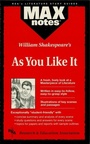 Cover: As You Like It (MAXNotes Literature Guides) - Research & Education Association